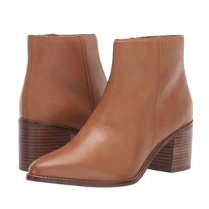 Seychelles Tan Leather Ankle Booties